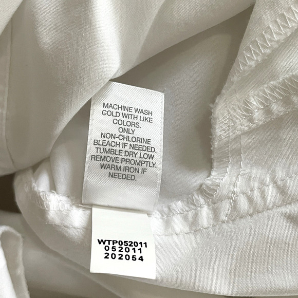 J.JILL White Shirt Collection Size Medium Long Sleeve Button-Up Classic Top - Picture 7 of 8